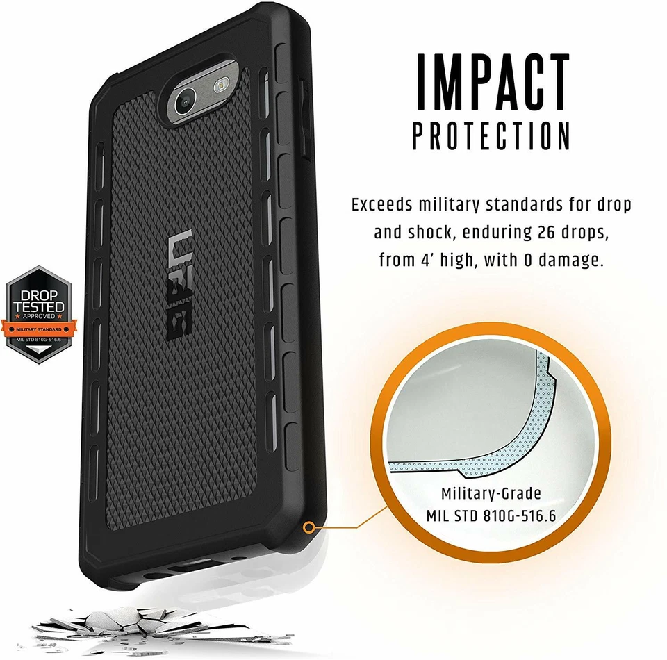Funda protectora resistente Urban Armor Gear (UAG) Samsung Galaxy J7 (2017) interior negra Foto 3 de 4