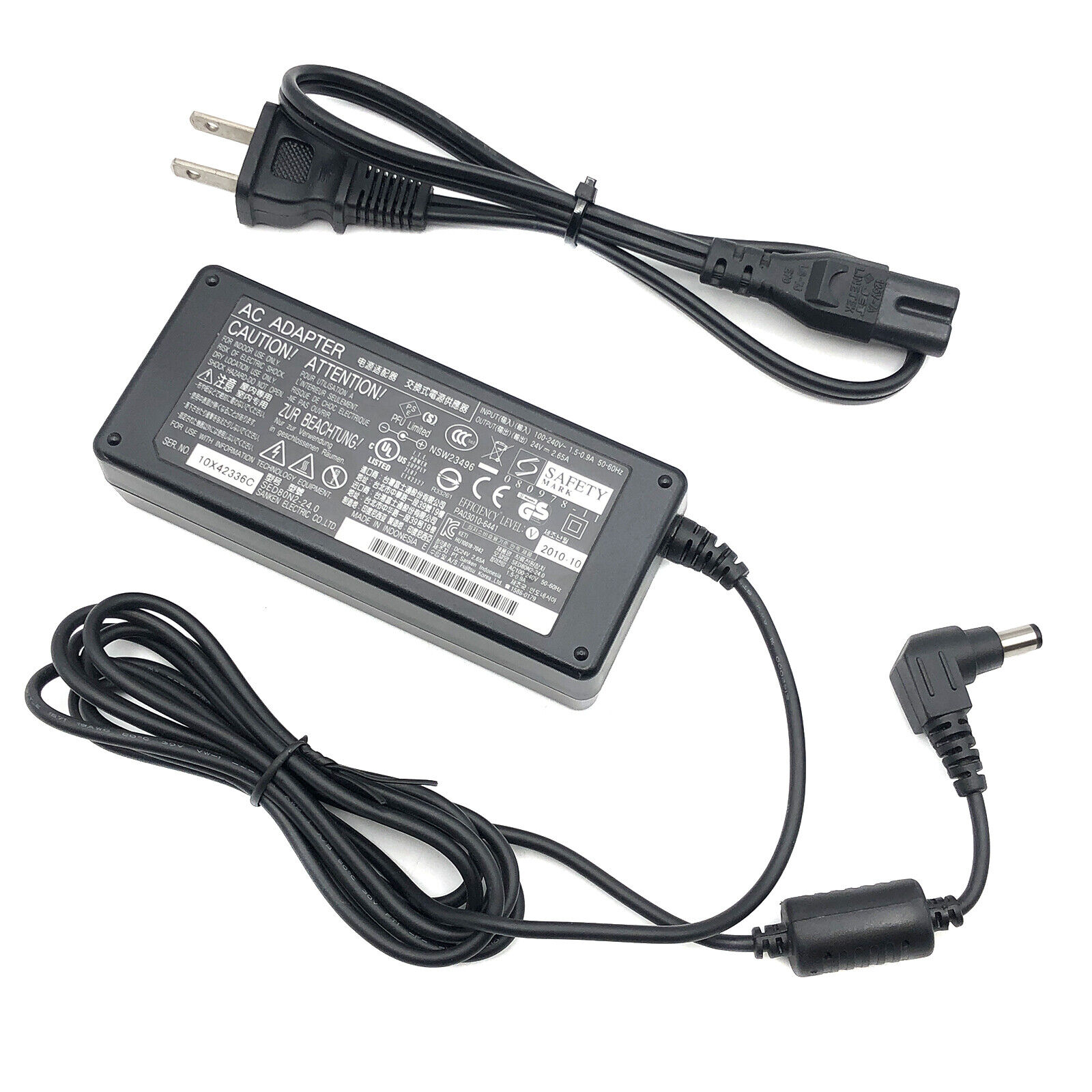  PK Power AC/DC Adapter for Fujitsu PA03670-B101 fi-7140 fi7140  Image Scanner Power Supply Cord Cable PS Charger Mains PSU : Electronics