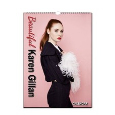 Beautiful Karen Gillan personalised  2026/27 Calendar Choose start month