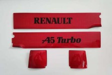 RENAULT R5 Alpine TURBO - Plaque inter-feux - heckblende - SACEX NEUF