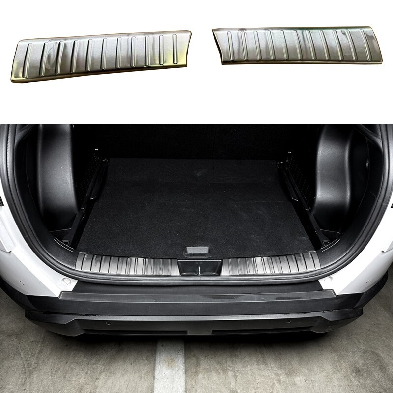 2x Stainless Rear Bumper Trunk Protector Guard Cover Trim for Hyundai ...