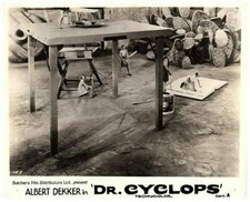 Dr. Cyclops Original Lobby Card Janice Logan Thomas Coley in classic Sci-Fi 