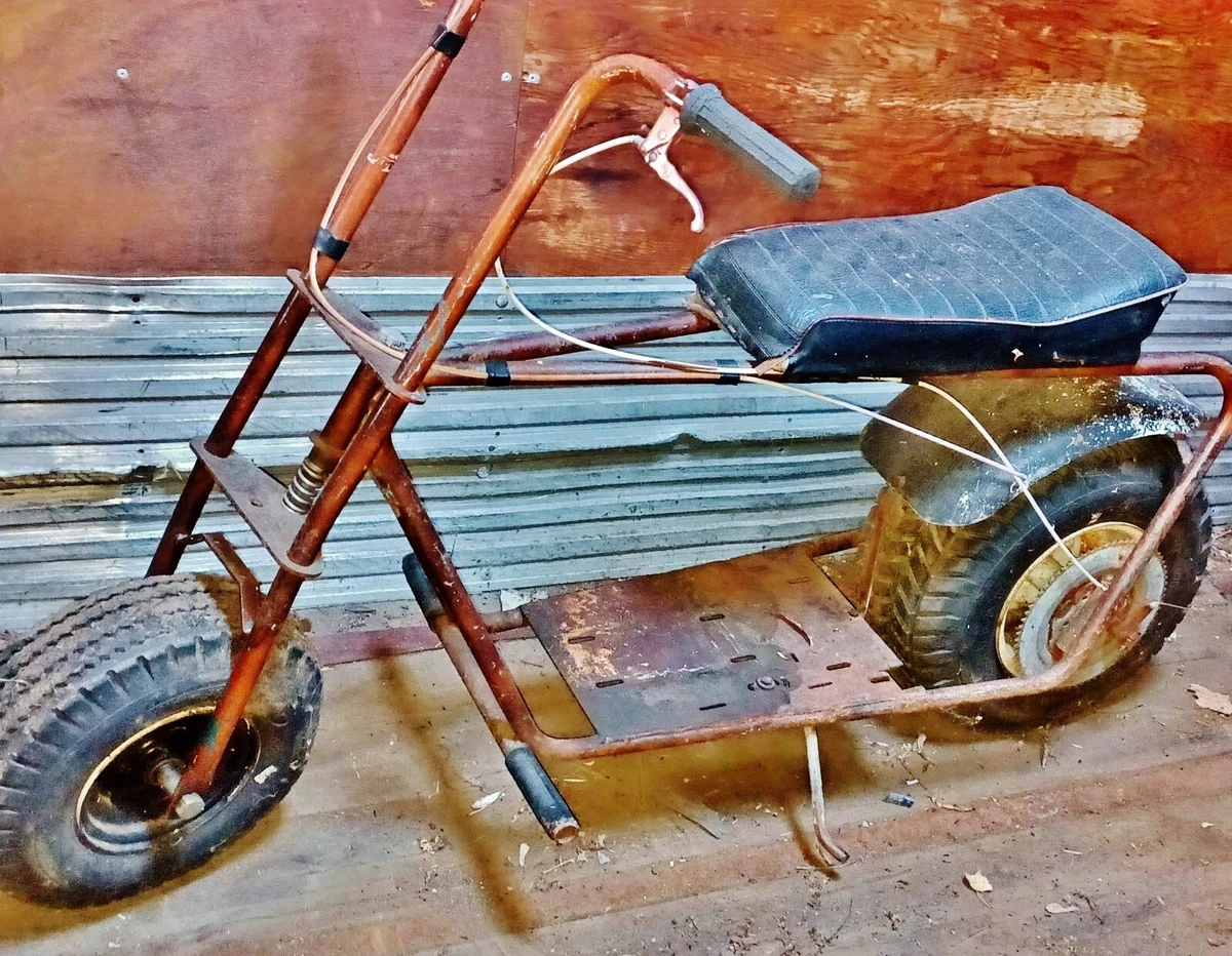 Vintage Heathkit Boonie Bike Fat Tire Minibike Rolling Chassis