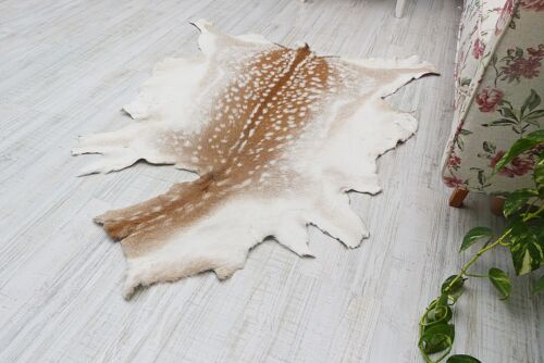 Authentic Fallow Deer Skin,Patio Decor Ideas, Genuine Fallow Deer Rug - Picture 1 of 9