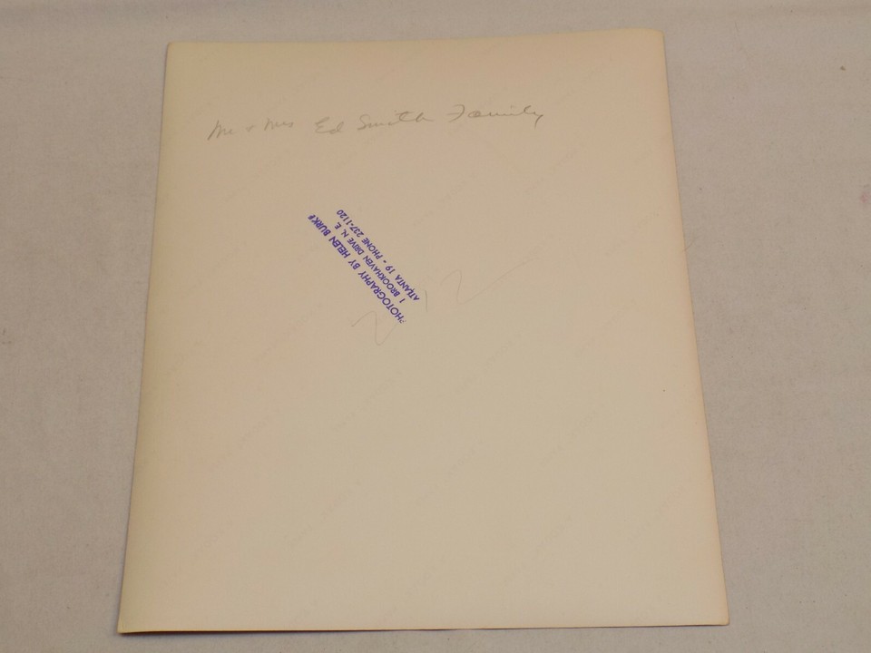 Atlanta Vintage Old Photo Ed Smith Family Helen Burke