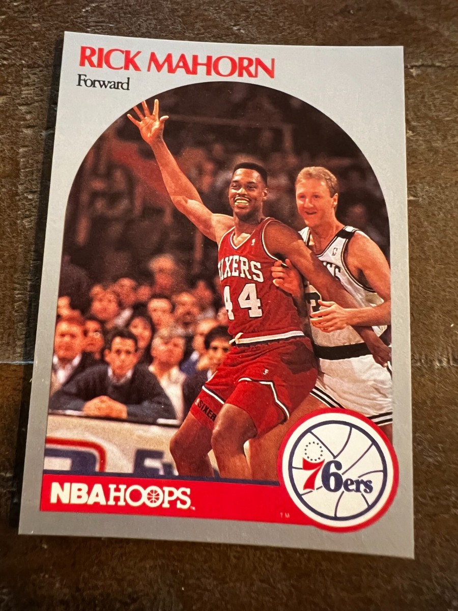 1990 NBA Hoops Basketball Card #230 Rick Mahorn, 76ers (J4) | eBay