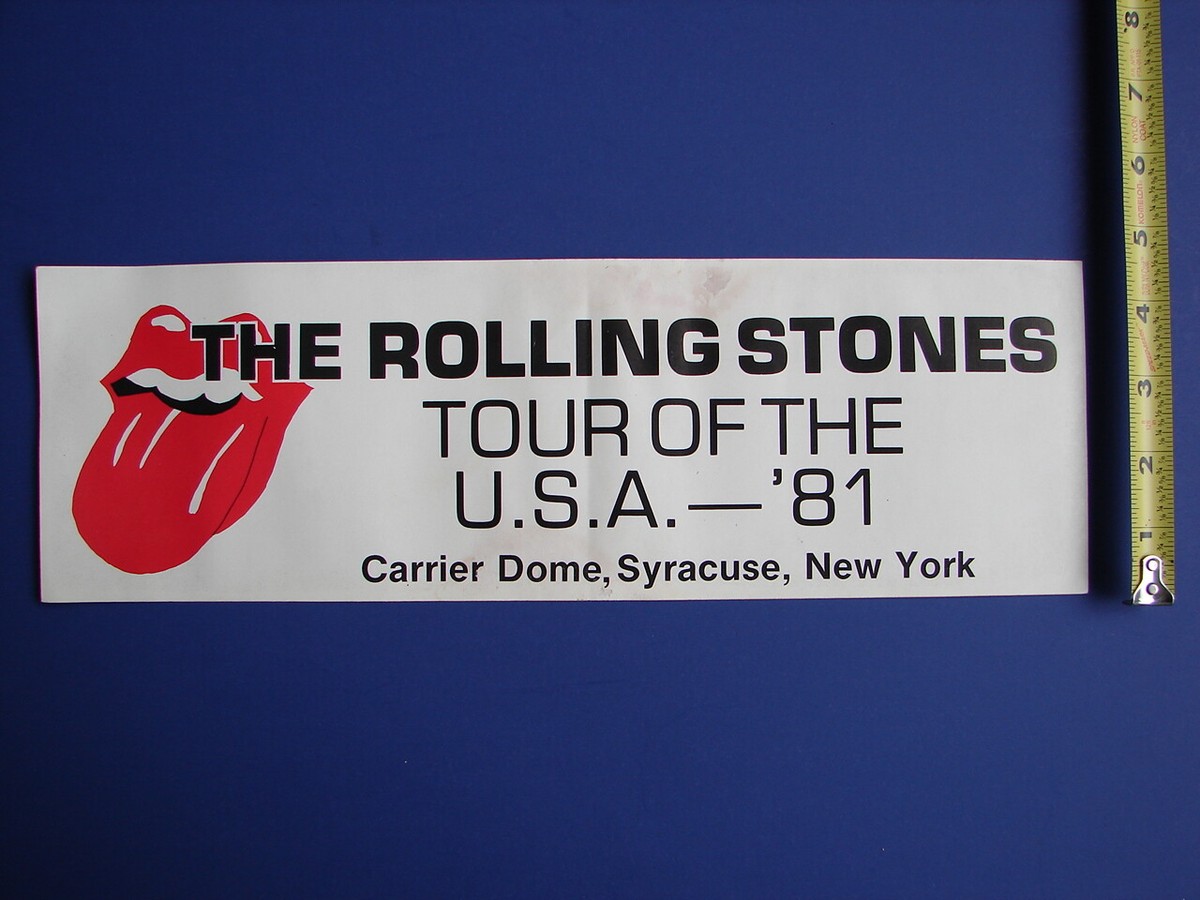 RARE Rolling Stones Tour of the USA 1981 Carrier Dome Syracuse NY