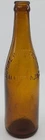 VINTAGE MUTUAL UNION BREWING AMBER GLASS EMBOSSED BROWN BEER BOTTLE ALIQUIPPA PA