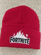 Kids Fortnight Beanie/ Dark Red