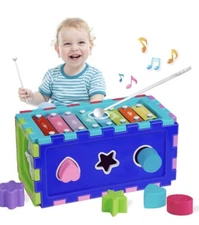 Colorful & Cute 5 in 1 Multi-Functional Educational Activity Cube