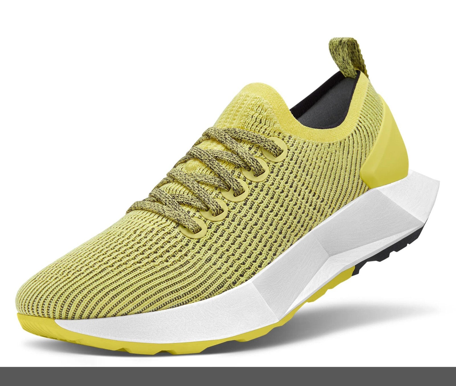 Мужские кроссовки ALLBIRDS Tree Flyer Sneaker ярко-желтого цвета, размер 10