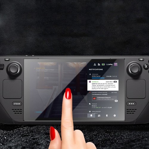 Tempered Glass For Valve Steam Deck Game Console Screen Accessories Anti-scratch - Zdjęcie 3 z 13