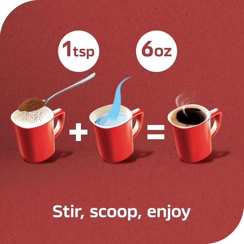 Nescafé Clasico Caffè istantaneo tostato scuro, 10,5 once ogni confezione da 2 - Foto 4 di 4