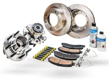 For F350 Super Duty Brake Pad and Rotor and Wheel Hub Kit Detroit Axle 33612QX