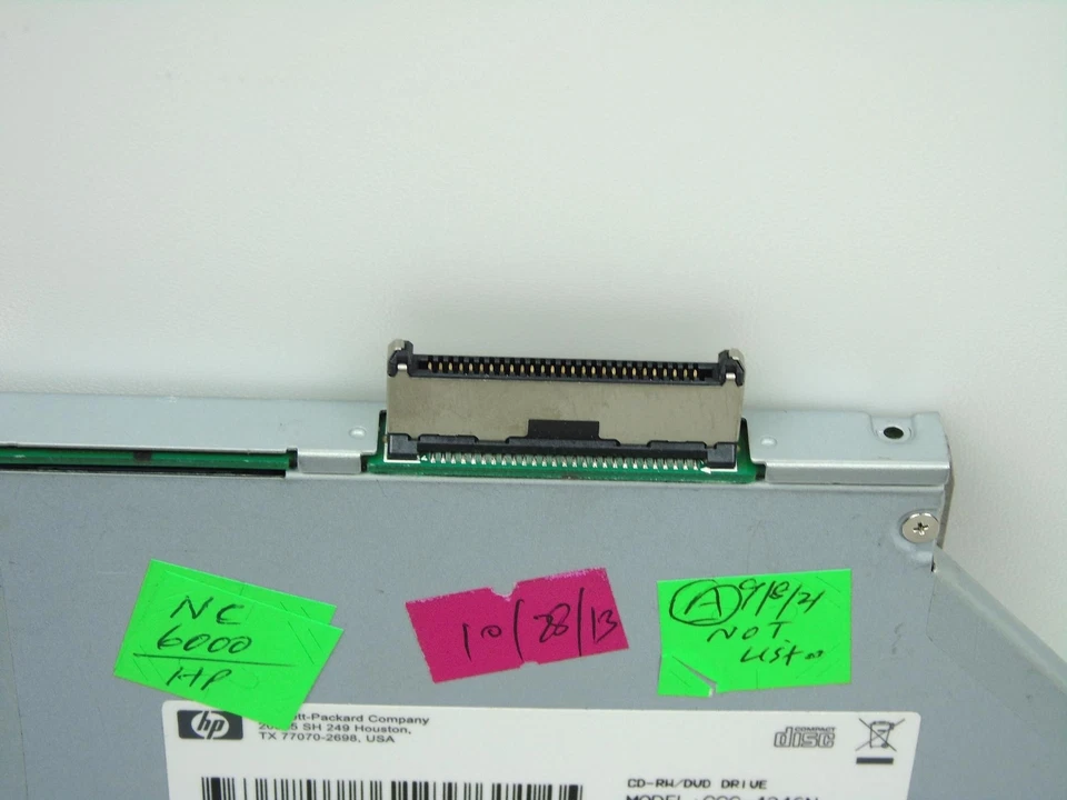 Notebook HP Compaq NC6000 DVD-ROM/CD-RW Combo Drive Moldura Preta - 392581-636 - Imagem 4 de 4