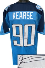 Jevon Kearse signed Light Blue TB Custom Stitched Pro Style Football Jersey- JSA