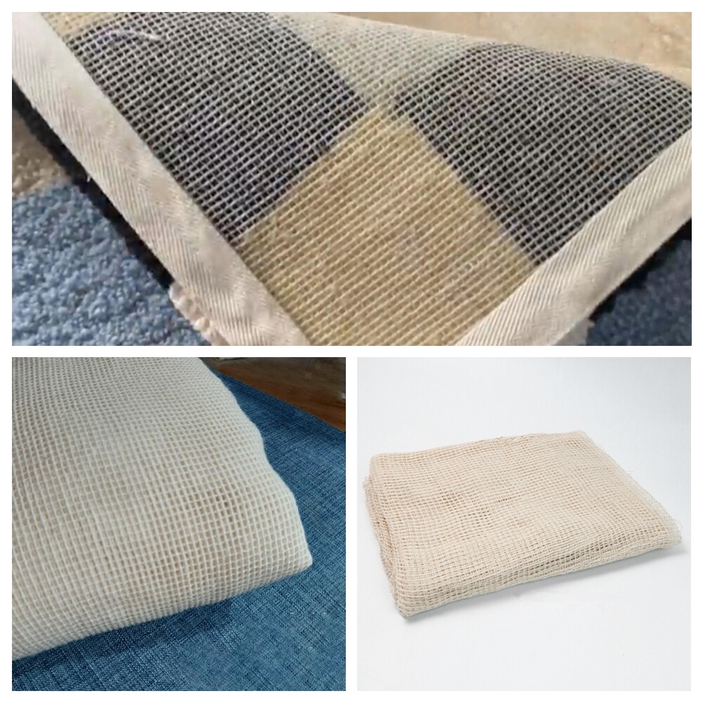 1- 3Pcs 1x 3M Hook Mesh Making Blank Rug Canvas for Carpet