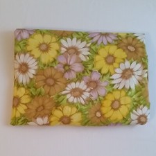 Cannon Monticello Twin Fitted Sheet - "Aloha" Floral Vintage