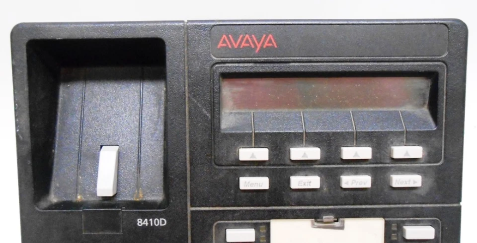 AVAYA LUCENT, SET TELÉFONO OFICINA, 8410D, 8410D03A-003, NEGRO Foto 2 de 4