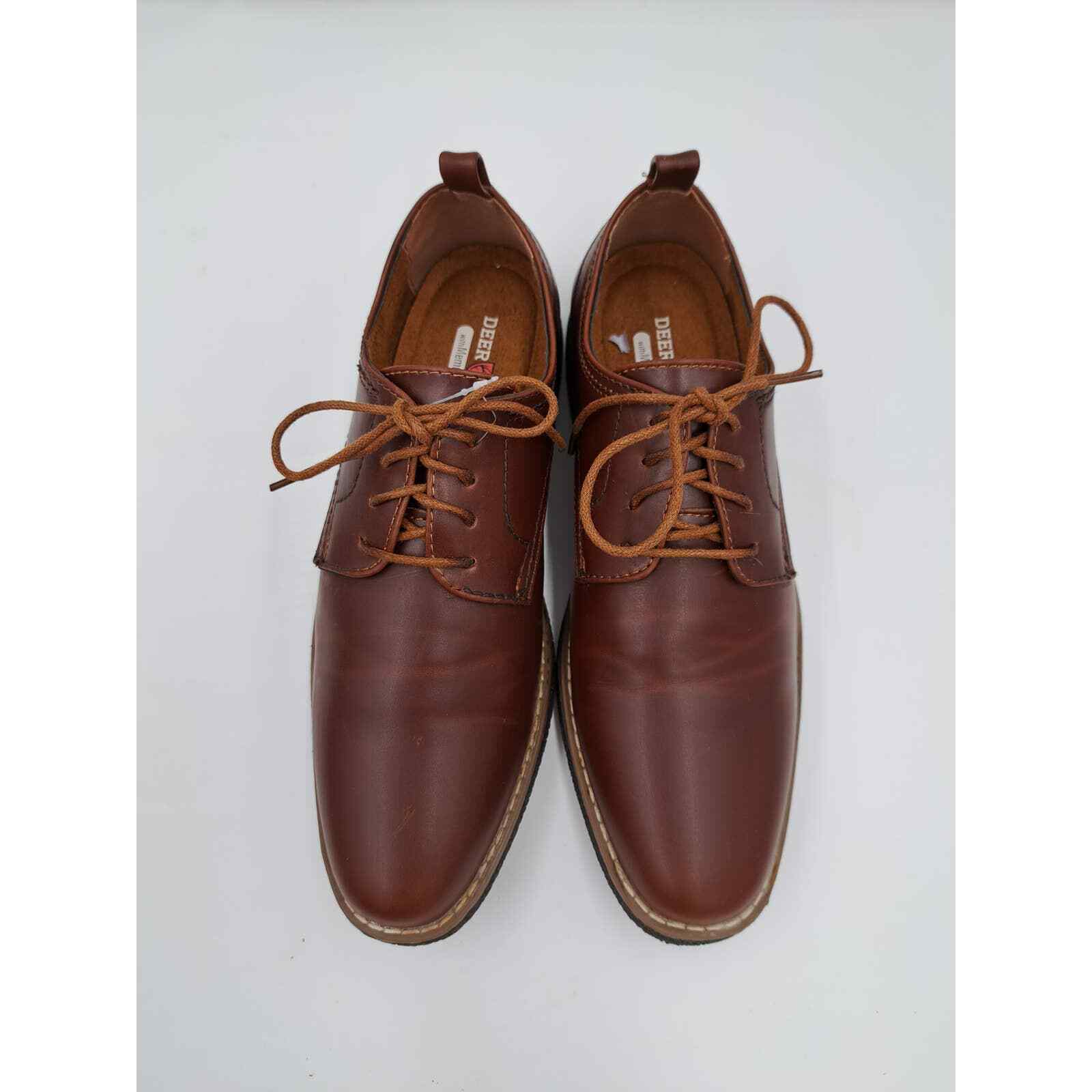 SAOLA Soletta in memory foam per ragazzi Dear Stags Zander marrone pelle vegana 7M