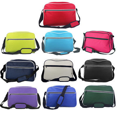 Herren Retro Schultertasche Kuriertasche Schule Arbeit Büro Reise Urlaub Drucker