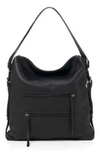 Botkier Chelsea Convertible Leather Hobo in Black 304407