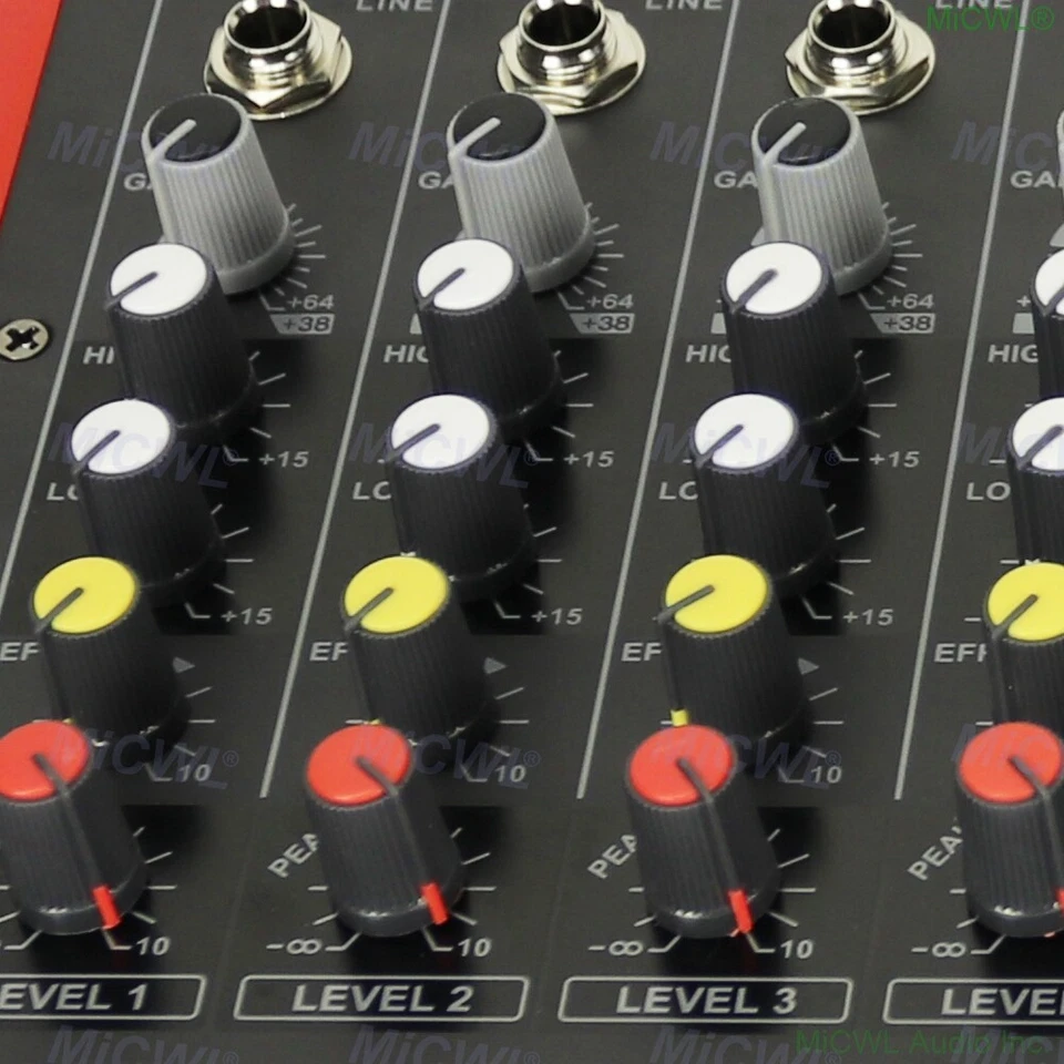 Portable Bluetooth Mixer Sound Mixing Console MG8 MG12 12 Channel Live Mixer USB - Image 4 of 4