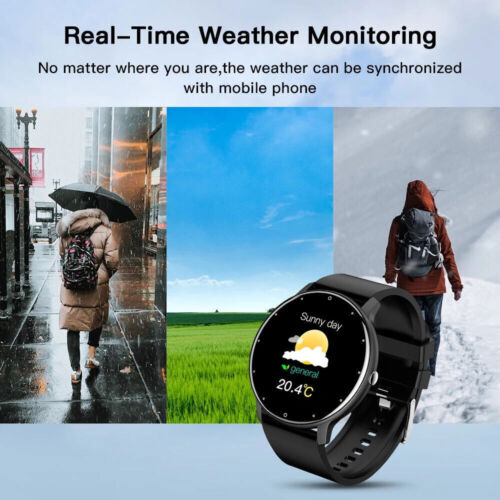 Men Smart Watch Bluetooth Calories Heart Rate Blood Pressure Monitor Boy Watches - Picture 11 of 20