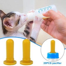 Kitten Nipples for Nursing 20PCS Pet Replacement Mini Nipple Feeding Kits