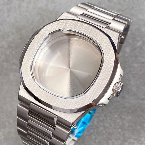 40mm Tandorio Square Watch Case Accessories For Nautilus Style Watch NH35 PT5000 - Picture 2 of 24