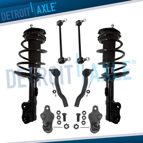 Front Struts & Spring Sway Bars Tie Rods Ball Joints for 20122017