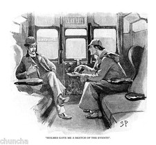 Sidney Paget Drawing Of Sherlock Holmes In Silver Blaze 11