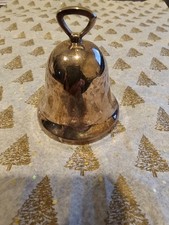 1979 Reed  Barton Silverplate Christmas Bell Ornament- Bell Only