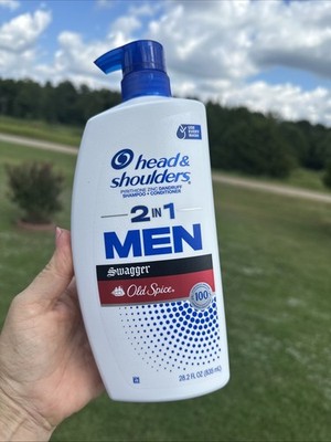 Head and Shoulders 2 in 1 Dandruff Shampoo Conditioner Old Spice Swagger 28.2oz