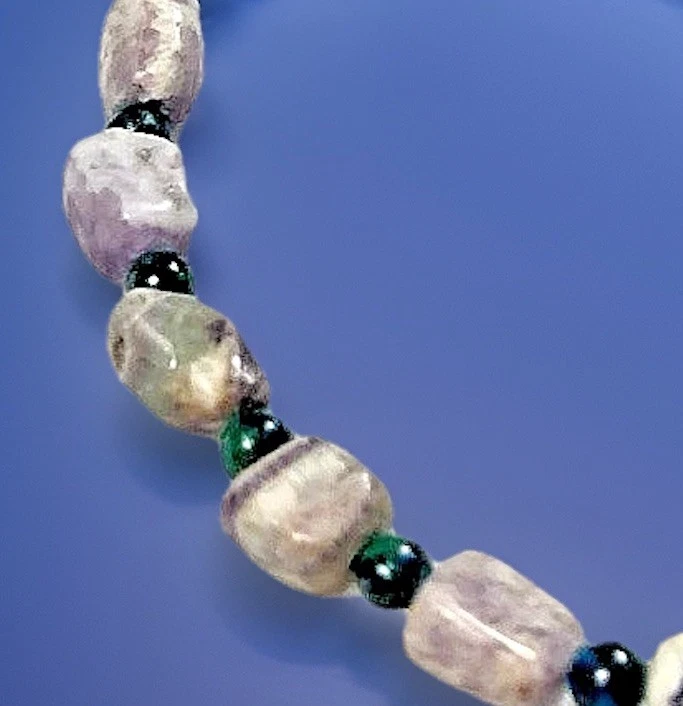 Nuevo Brazalete de Piedras Preciosas de Jaspe Australiano Cuarcita Artesanal de Diseñador Playa Foto 2 de 4