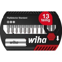 "Wiha Bit Set Flipselector Standard 25 Mm Ph, Pz, Torx® 13-Tlg. 1/4\" C6,3"
