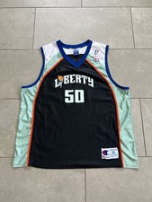 Vintage 90s Champion New York Liberty Rebecca Lobo WNBA Basketball Jersey Sz XL