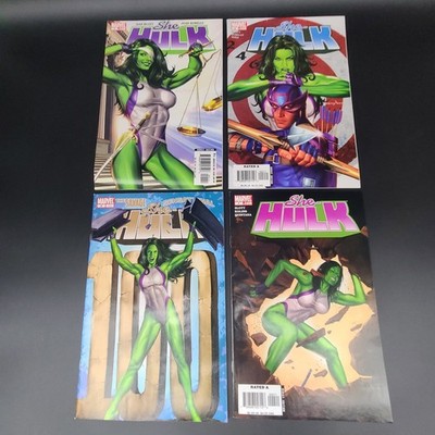 She-Hulk Comic Lot of 4 Issues #1-4 Marvel Modern Age Greg Horn