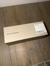 Meta x Ray-Ban Display & Neural Band AI Glasses (Standard Size 1) Shiny Sand NEW