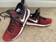 Size 9.5 - Nike KD 9 University Red