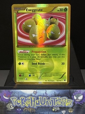 Pokemon Karte Exeggcute 102/101 Secret Rare Plasma Blast Black & White Played