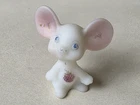 Fenton Satin Glass Romantic Country Berries  And Blossom Mouse Figurine.