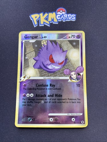 Pokémon TCG Gengar Rising Rivals 40/111 Reverse Holo MP.