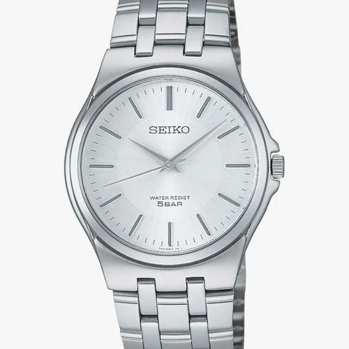 SEIKO SCXP021 Wristwatch Authentic Stainless Steel Silver Dial 39x36mm
