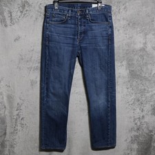 Rag & Bone Jeans Mens 31x26.5 Blue Fit 2 Slim Throop Wash Button Fly Made in USA