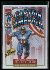 2024 Skybox Marvel Masterpieces '92 Platinum #16-V Captain America RAINBOW