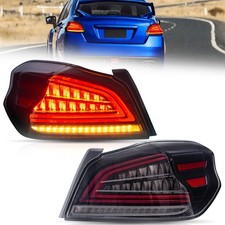 Fanali posteriori a LED fumè VLAND adatti per Subaru WRX STI 2014-2021 con sequenziale