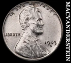 1943-D Lincoln Wheat Cent- Choice Gem Brilliant Unc Luster- No Reserve #L4208