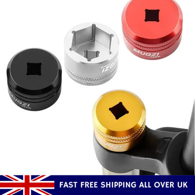 26/28/32 mm Gabel Top Cap Werkzeug Aluminiumlegierung Fahrrad Flach Steckschlüssel Werkzeug UK