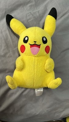 Pikachu Pokemon 8 Zoll Plüschtier Stofftier Tomy 2016 Nintendo Spiel Freak Happy Face D